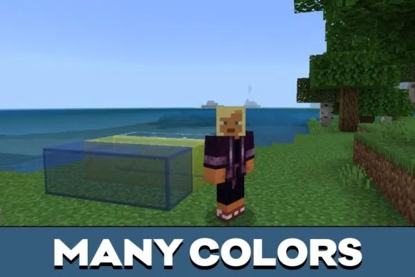 Colors from Connected Glass Mod for Minecraft PE