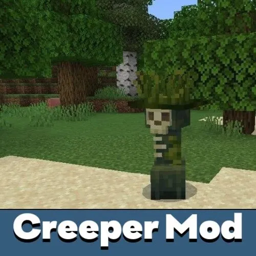 Creeper Mod for Minecraft PE