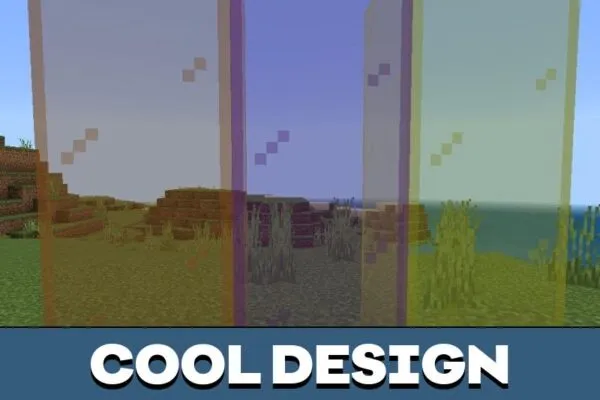 Design from Connected Glass Mod for Minecraft PE