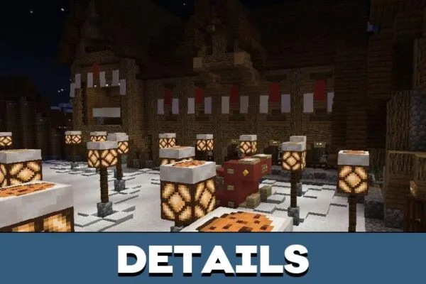 Details from Christmas Map for Minecraft PE