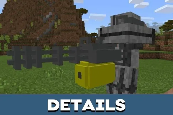 Details from Terminator Mod for Minecraft PE