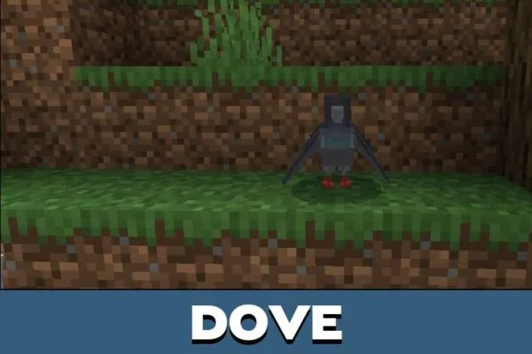 Dove from World Animals Mod for Minecraft PE