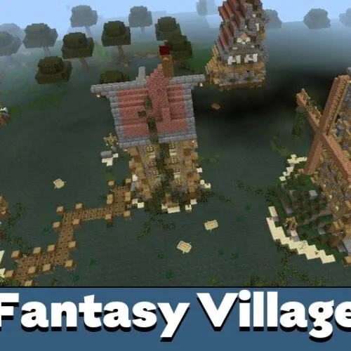 Fantasy Village Map for Minecraft PE