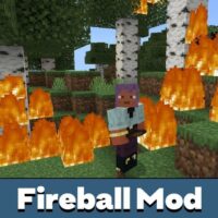 Fireball Mod for Minecraft PE