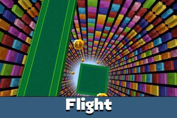 Flight from Dropper Map for Minecraft PE