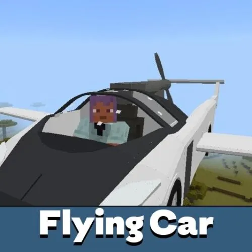 Flying Car Mod for Minecraft PE