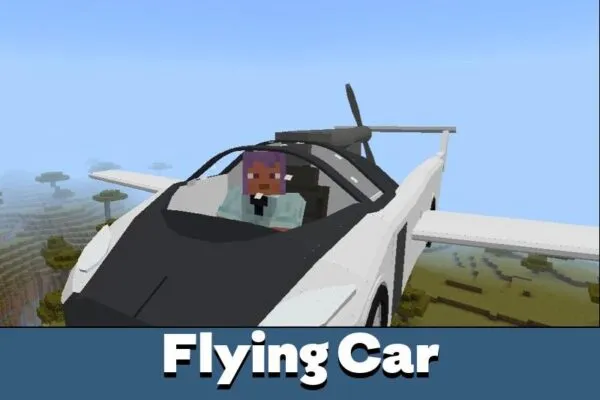 Flying Car Mod for Minecraft PE