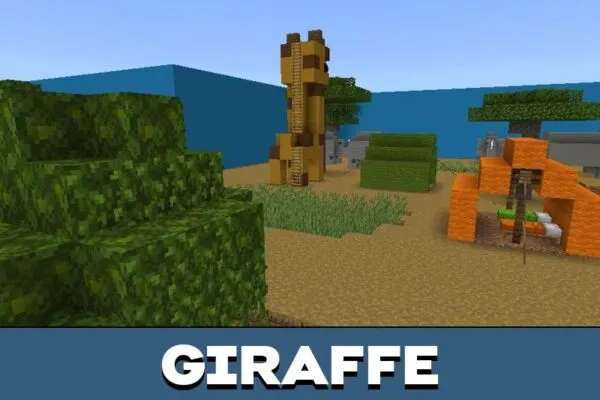 Giraffe from National Geographic Map for Minecraft PE