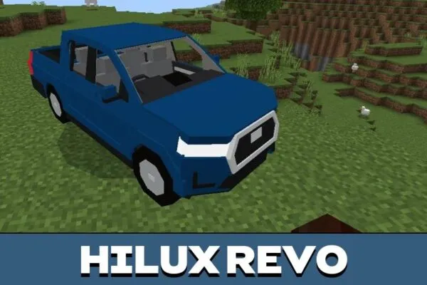 Hilux Revo from Toyota Mod for Minecraft PE