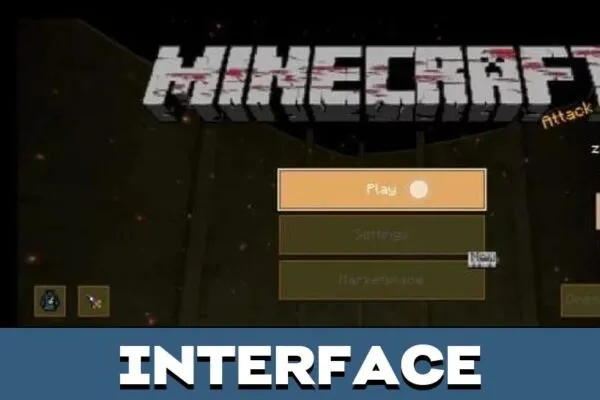 Interface from Attack on Titan Texture Pack for Minecraft PE