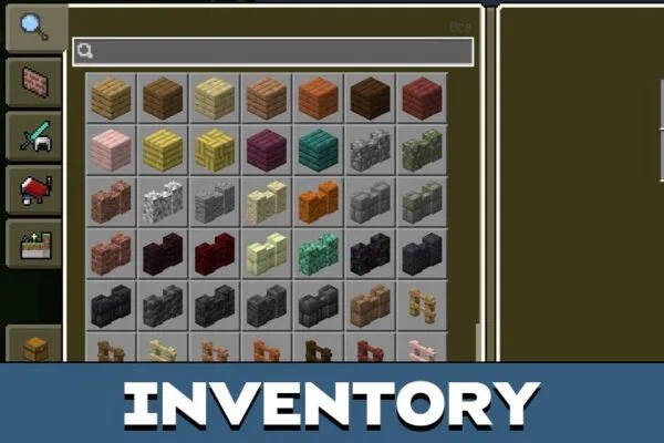 Inventory from Attack on Titan Texture Pack for Minecraft PE