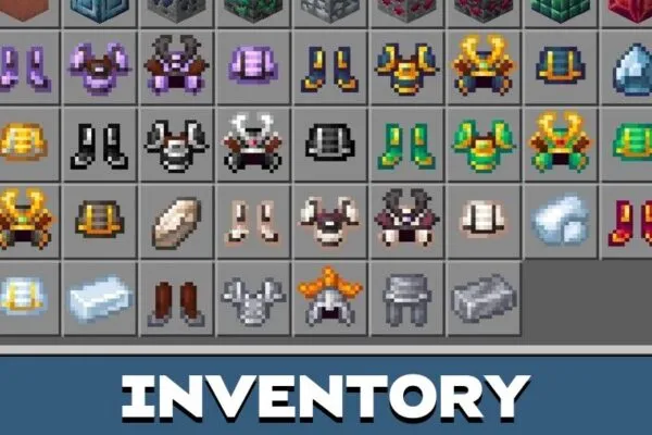 Inventory from Samurai Mod for Minecraft PE