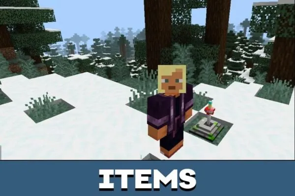 Items from Forest Mod for Minecraft PE