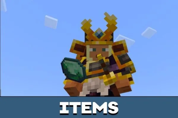 Items from Samurai Mod for Minecraft PE