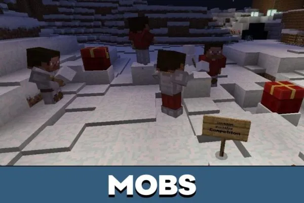 Mobs from Christmas Map for Minecraft PE