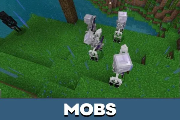 Mobs from Necromancer Boss Mod for Minecraft PE