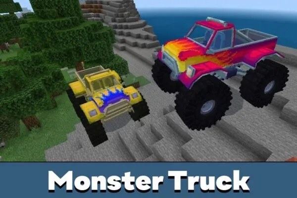 Download Monster Truck Mod for Minecraft PE