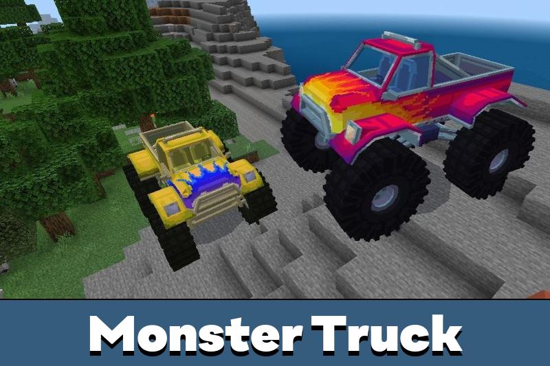 Download Monster Truck Mod for Minecraft PE Monster Truck Mod for MCPE Download Monster Truck Mod for Minecraft PE Monster Truck Mod for MCPE