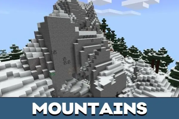 Mountains from Zero Shader for Minecraft PE