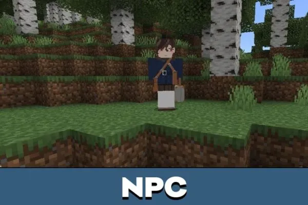 NPC from War Vehicles Mod for Minecraft PE