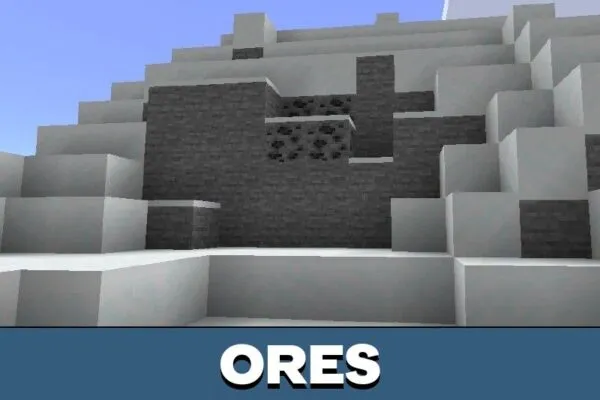 Ores from Zero Shader for Minecraft PE