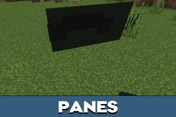 Panes from Connected Glass Mod for Minecraft PE