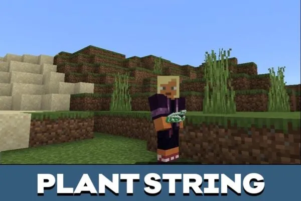 Plant String from Heal Mod for Minecraft PE