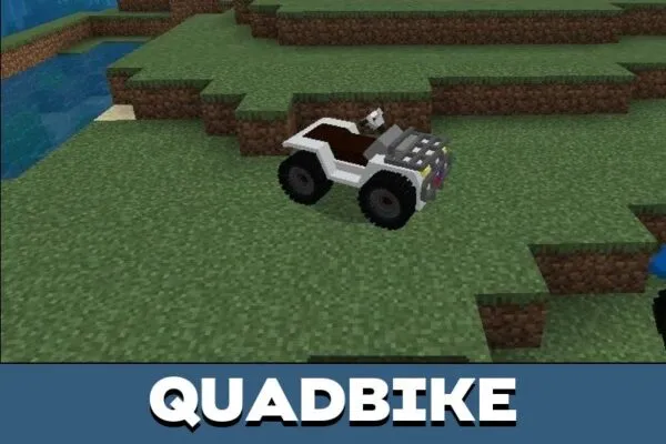 Quadbike from Jeep Mod for Minecraft PE