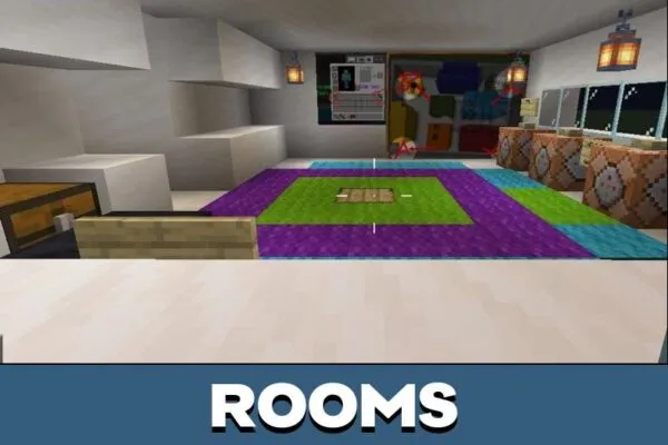 Rooms from Call of Duty Map for Minecraft PE