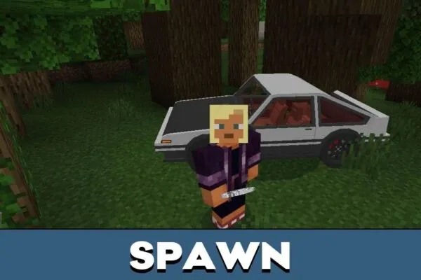 Spawn from Old Car Mod for Minecraft PE