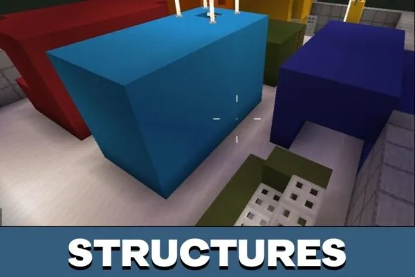 Structures from Call of Duty Map for Minecraft PE