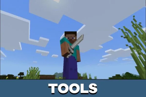 Tools from Anime Blades Mod for Minecraft PE