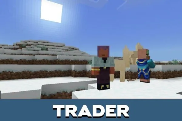 Trader from Old Villagers Mod for Minecraft PE