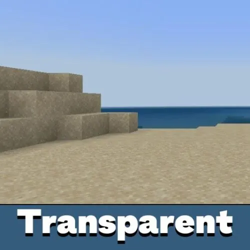 Transparent Buttons Texture Pack for Minecraft PE