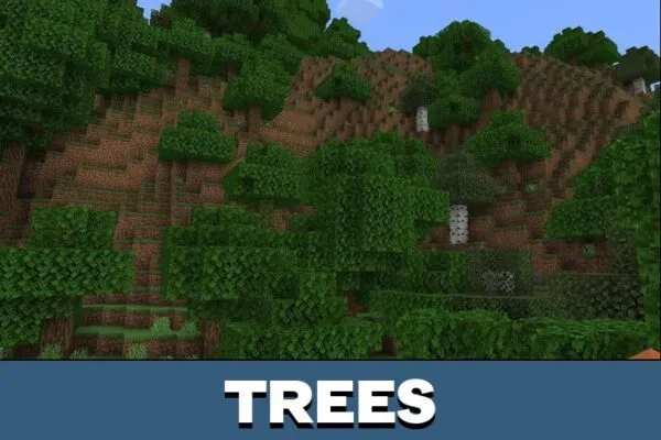 Trees from Zero Shader for Minecraft PE