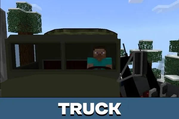 Truck from Morningstar War Mod for Minecraft PE