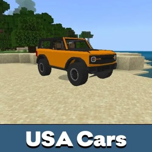 USA Cars Mod for Minecraft PE