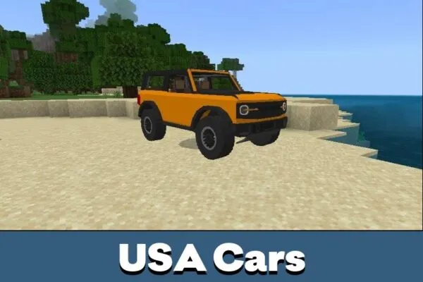 USA Cars Mod for Minecraft PE