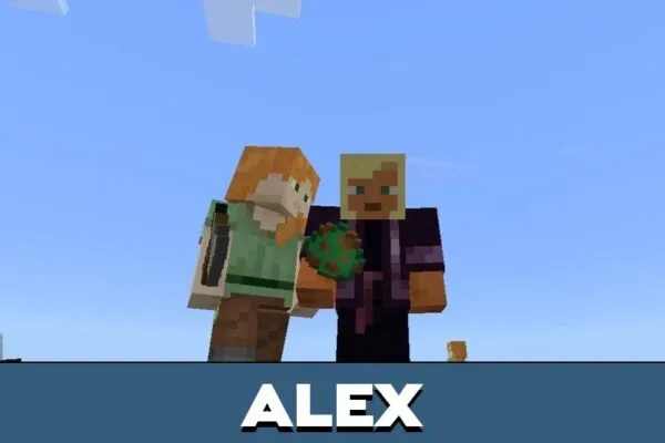 Alex from Humans Mod for Minecraft PE