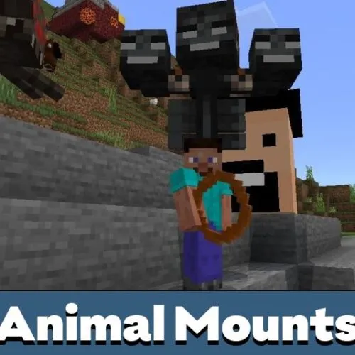 Animal Mounts Mod for Minecraft PE