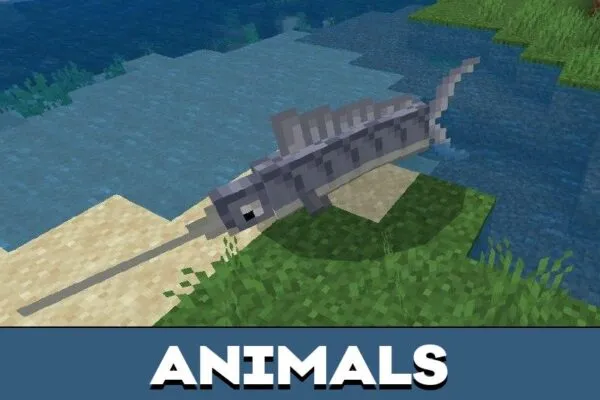 Animals from DLCraft Mod for Minecraft PE