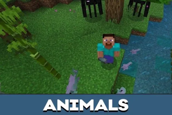 Animals from Ender Awakening Mod for Minecraft PE