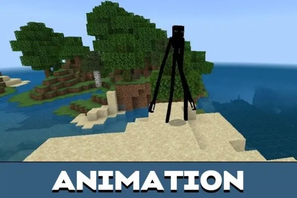 Animation from Dark Echoes mod for Minecraft PE