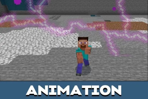 Animation from Gojo Mod for Minecraft PE