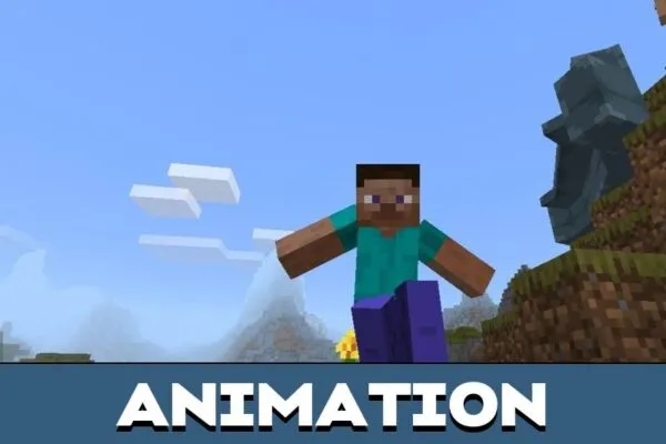 Animation from Stand Verse Mod for Minecraft PE