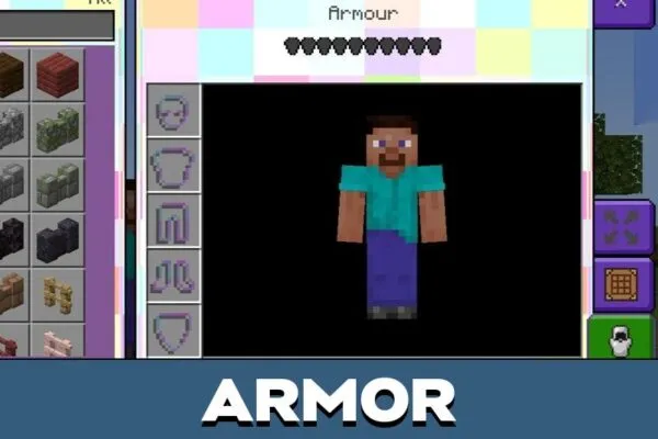 Armor from Sweet and Candy Texture Pack for Minecraft PE