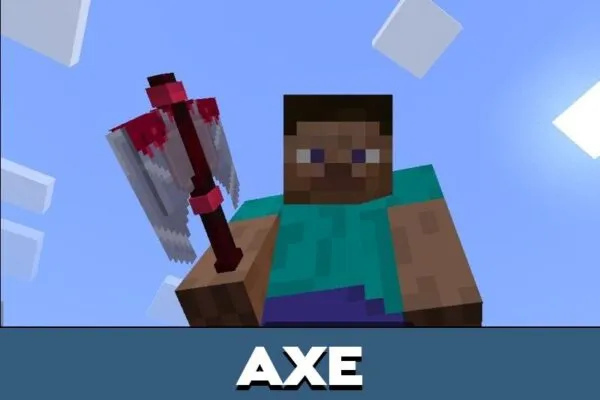 Axe from Demon Tools Mod for Minecraft PE