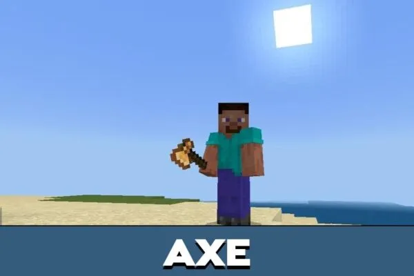 Axe from Glowstone Mod for Minecraft PE