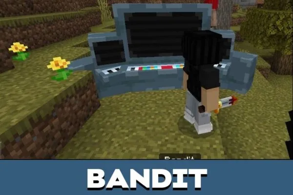 Bandit from Stand Verse Mod for Minecraft PE