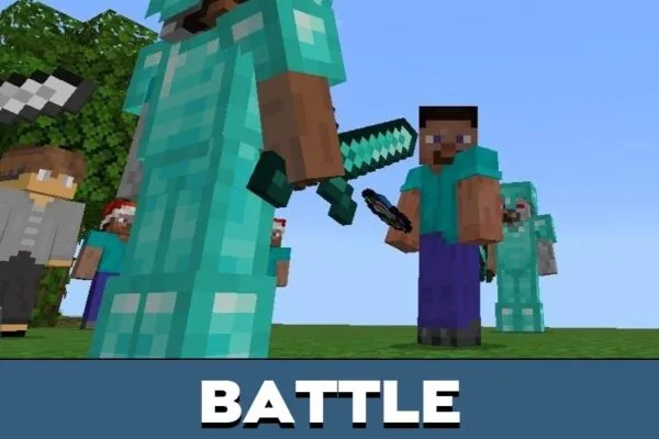 Battle from PvB Mod for Minecraft PE